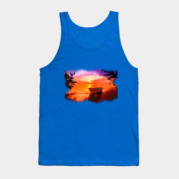 A Day Ends Tank Top by jasminaseidl